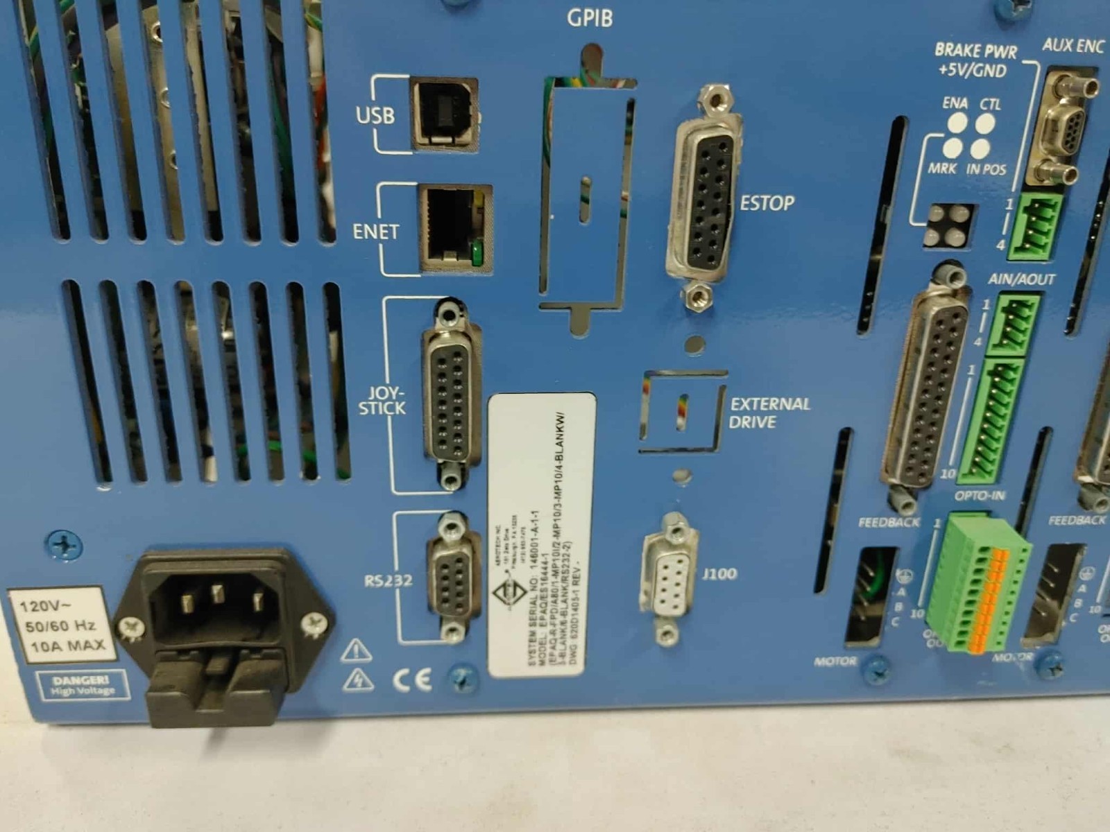 Aerotech EPAQ/ES 16444-1 Ensemble Epaq Stand-Alone Controller and Drive Rack