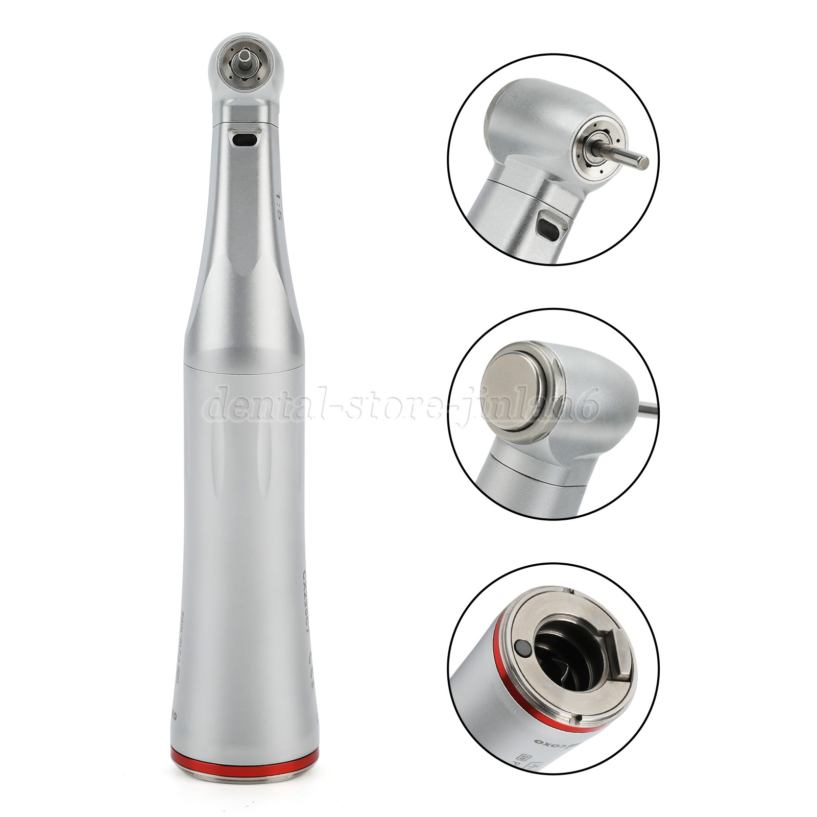 COXO Dental Internal water spray 1:5 Increasing LED Optic Fiber Contra Angle