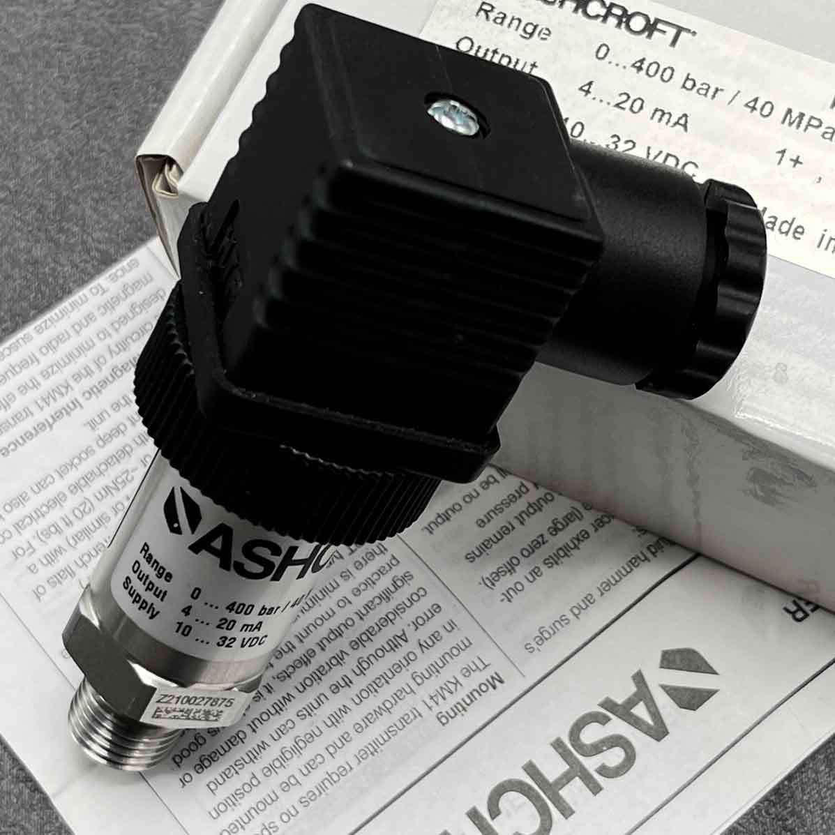 Pressure Sensor for ASHCROFT KM41 0-10V DC12-32V servo system sensor 0-400Bar