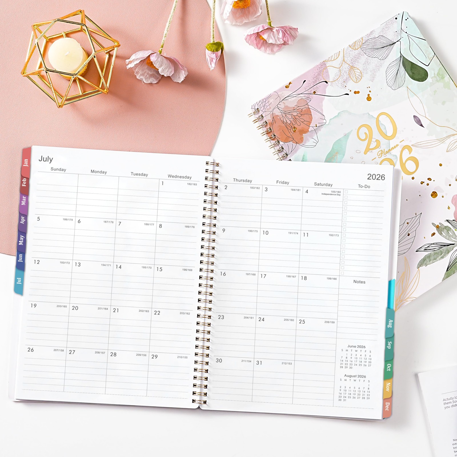 2026 Planner – 2026 Weekly and Monthly Planner, Jan.2026 – Dec.2026, Weekly …