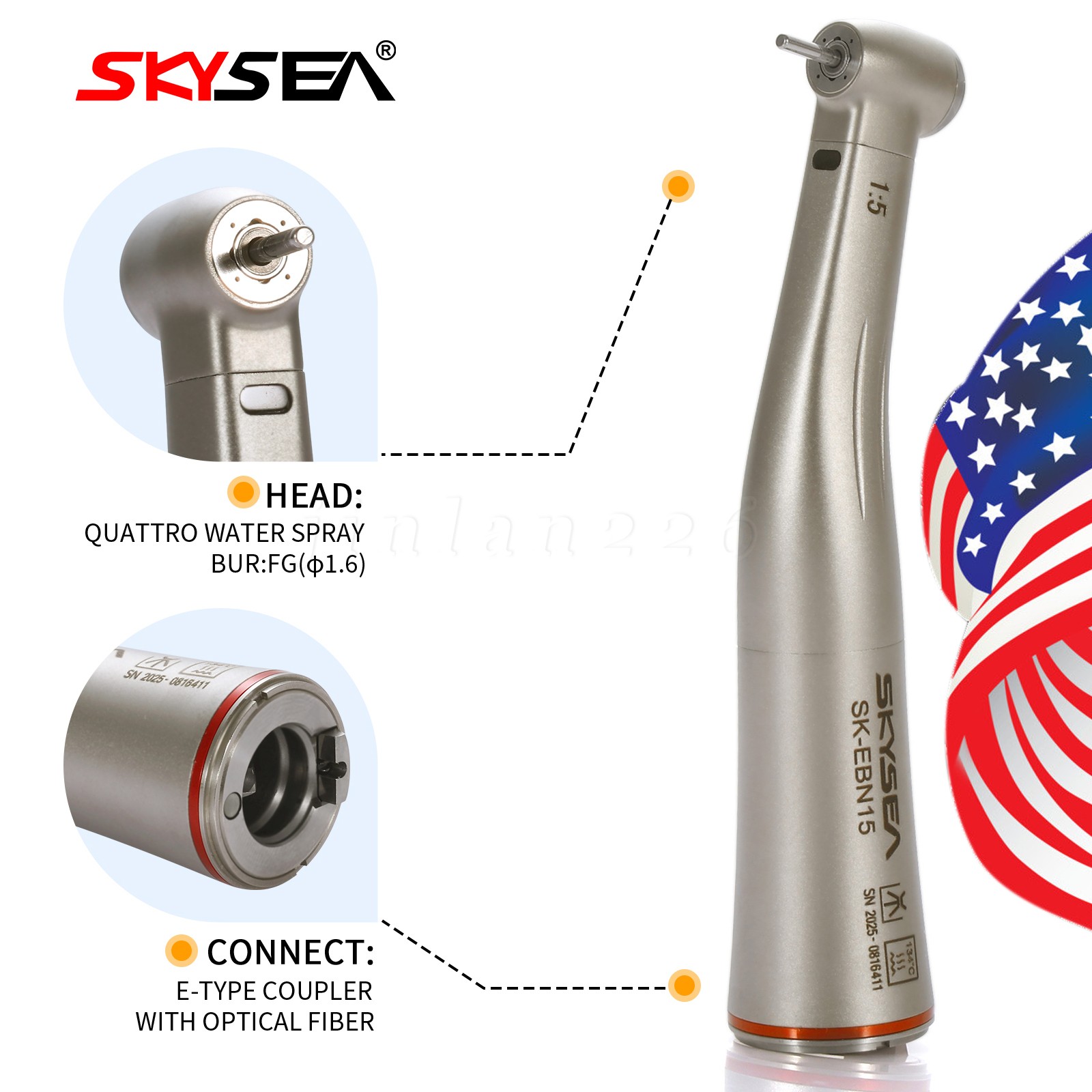 KAV Style LUX 25 LPA 1:5 Electric Attachment – HANDPIECE USA –