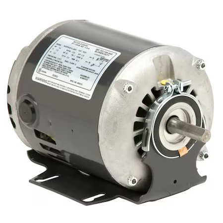 U.S. Motors Pd6006 Belt Drive Motor, 1 Speed, Open Drip Proof, Cradle Base