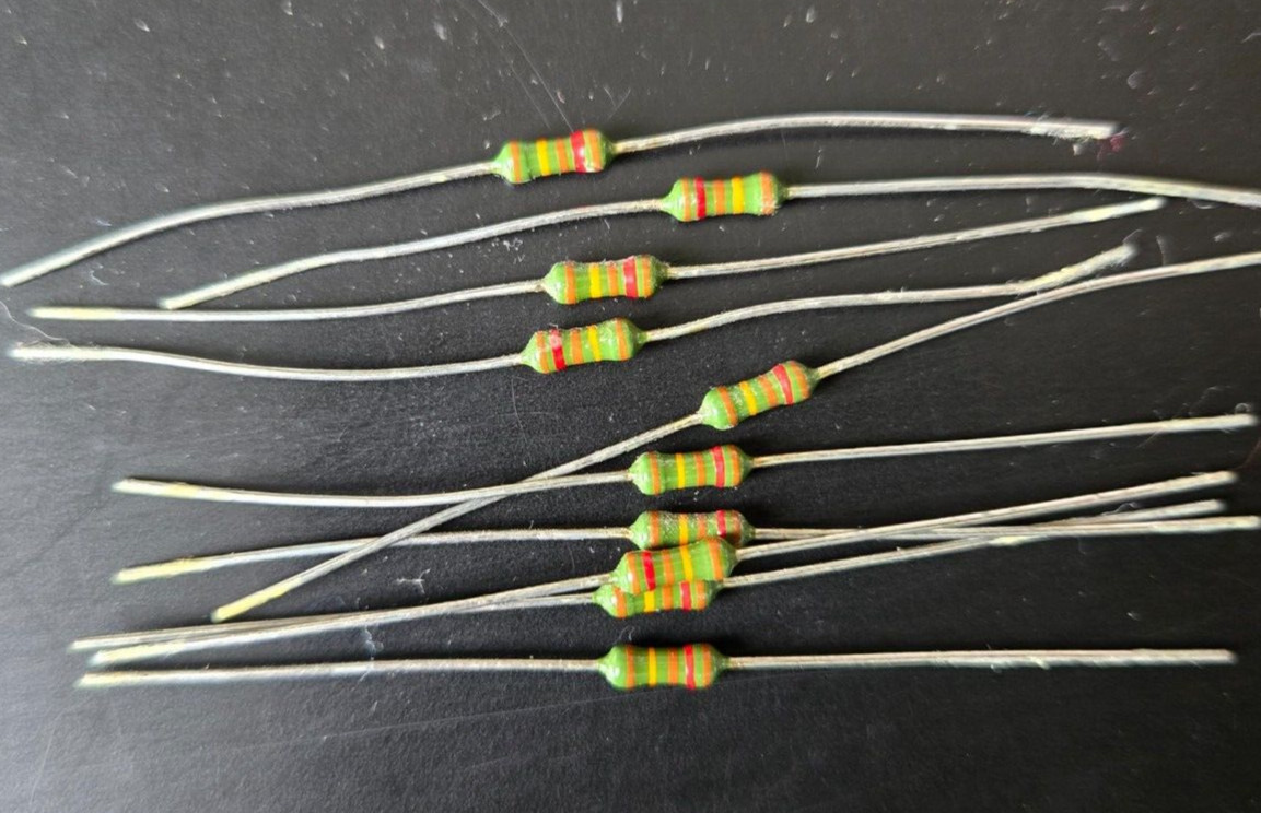 10pcs 121k ohm 1/4W 1% Metal Film Precision Axial Resistors ~ NEW ~