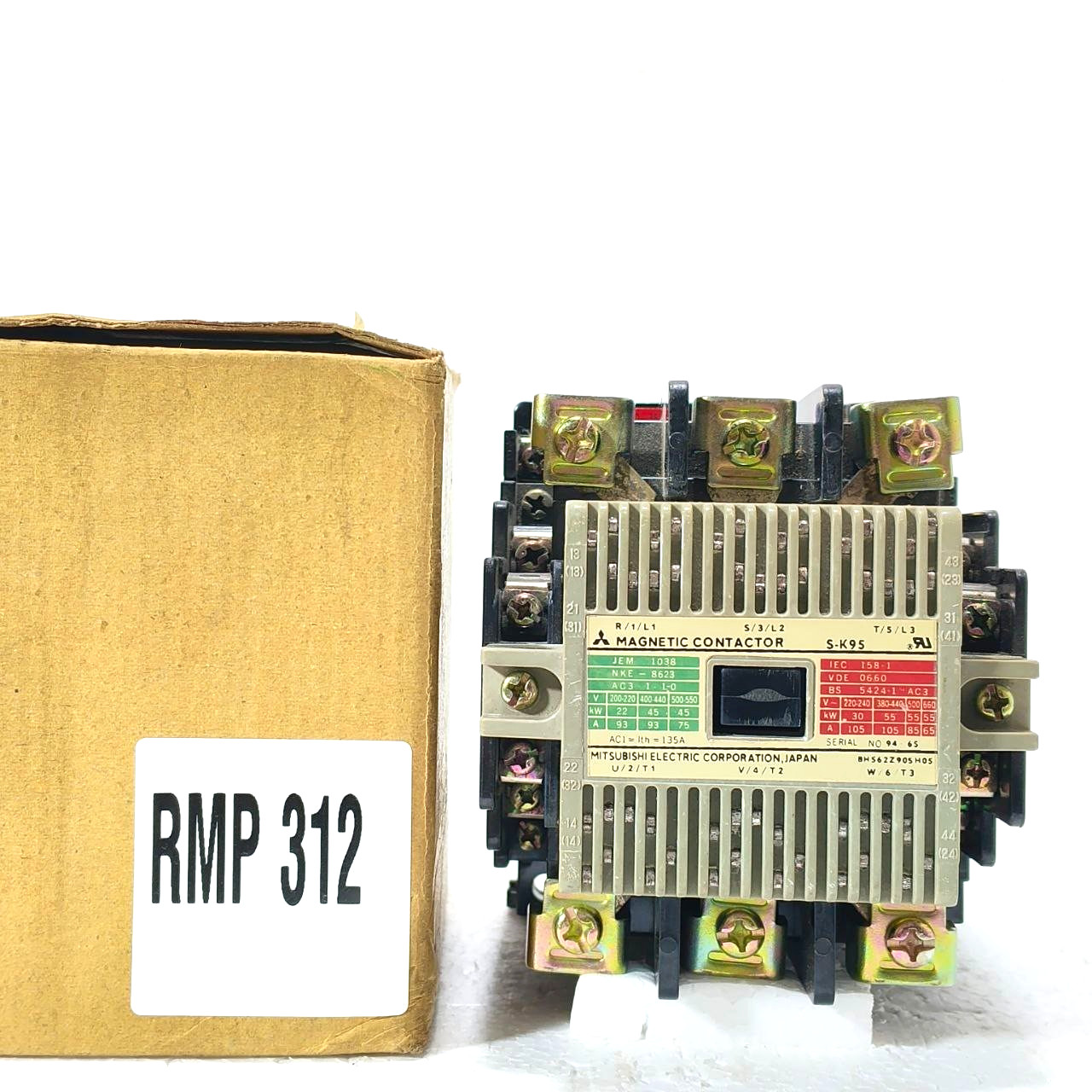 MITSUBISHI MAGNETIC CONTACTOR S-K95 380V