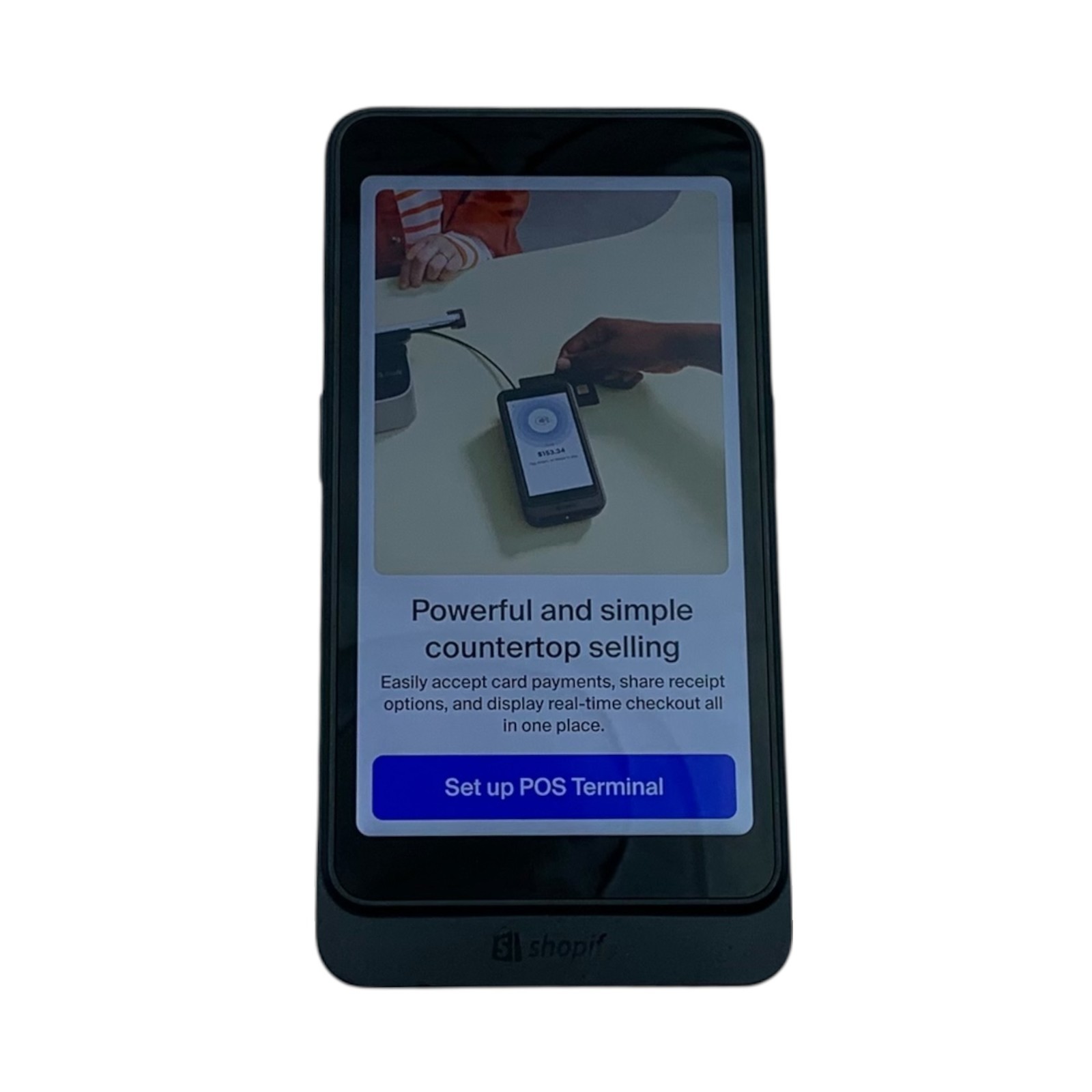 Shopify POS Terminal S2001 Card Reader Countertop Display – (EXCELLENT)