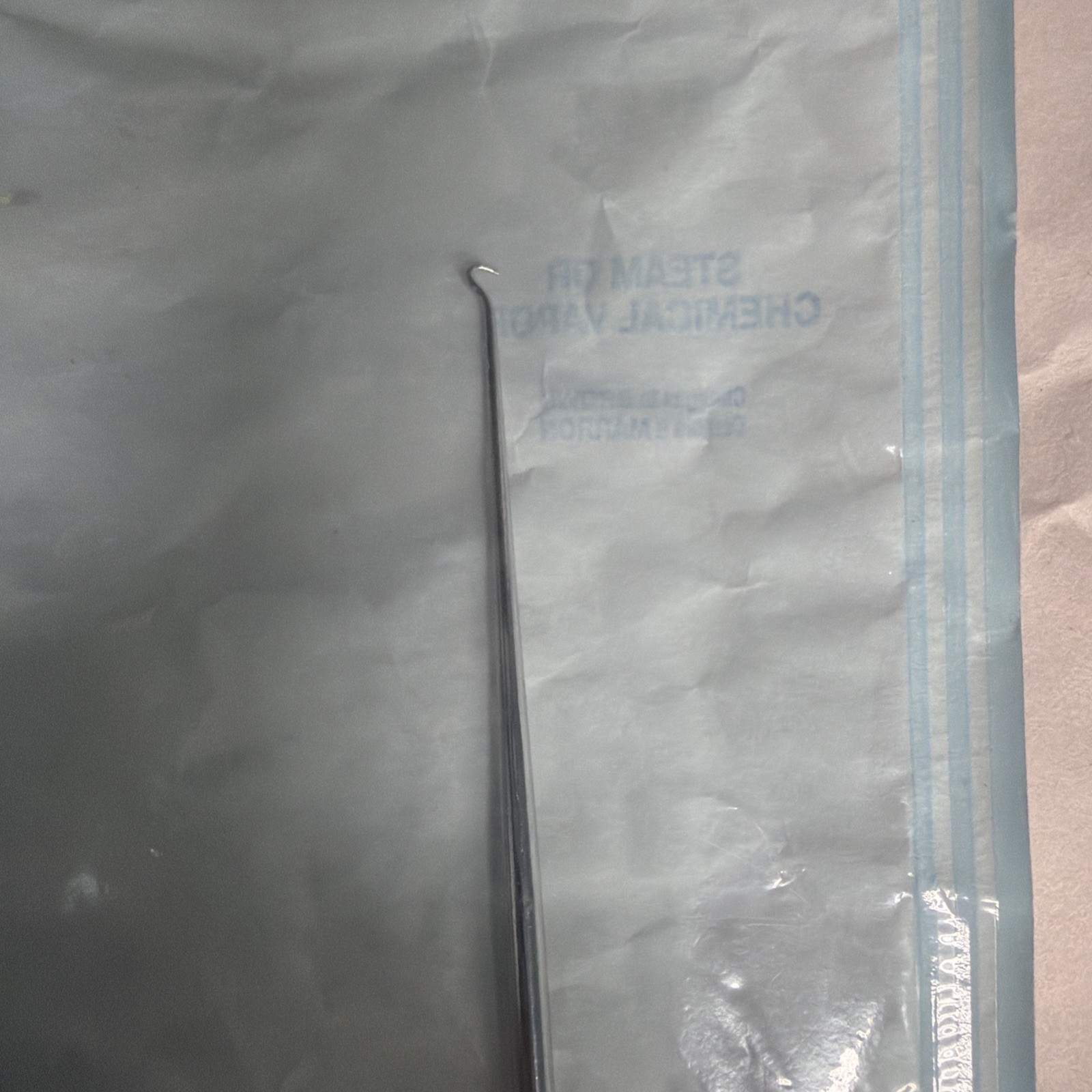 Surgical Nerve Hook, 9 1/2 inches Gold Handle Used Sterilized