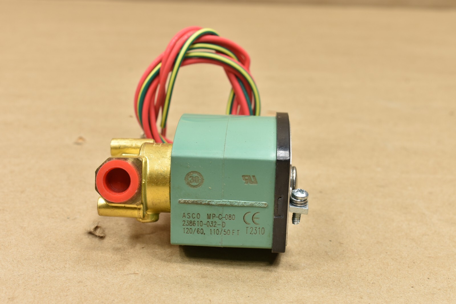 Asco Red Hat 8262H262, MP-C-080, 238610-032-D, 110/50 FT, 120/60 Solenoid Valve
