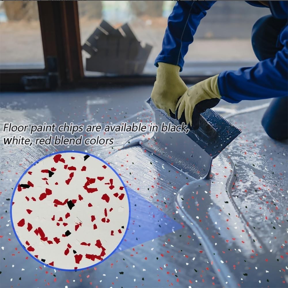 Decorative 1LB Epoxy Floor Chips – Easy Install & Durable Finish for Floors