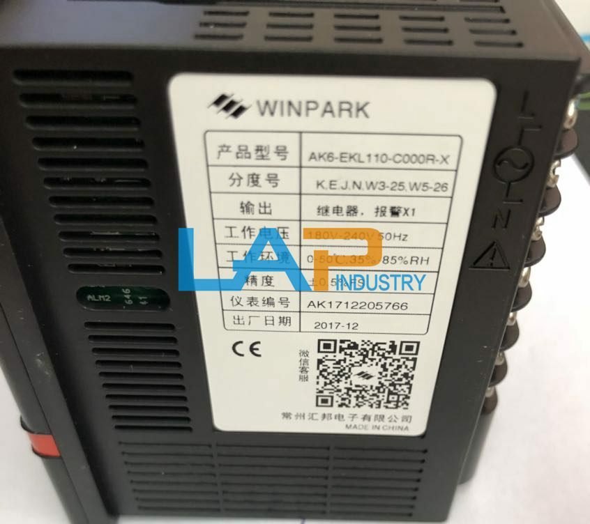 New For WINPARK Temperature Controller AK6-EKL110-C000R-X 180-240V 50HZ 0-50℃