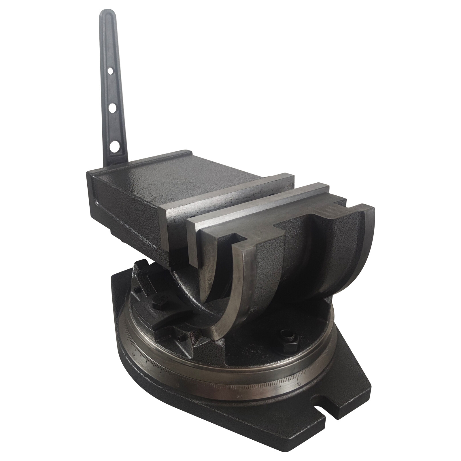 5 Inch Tilting and Swiveling Milling Bench Vice 0-90 Degrees Flat Vice