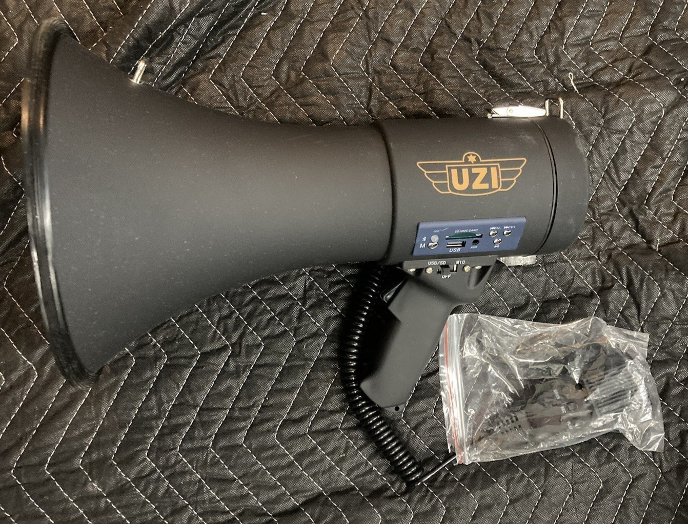 Uzi Pro Loud Big Bluetooth Megaphone 50W Professional Bullhorn