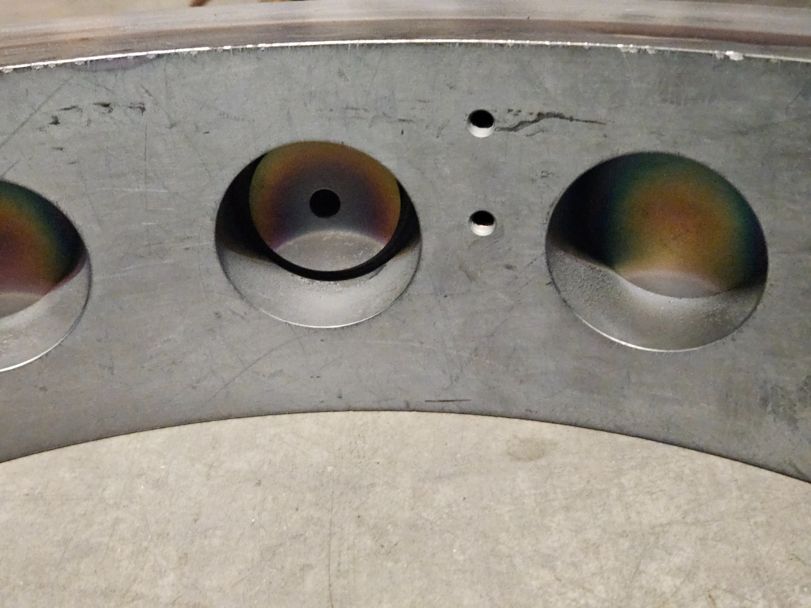 Airco Temescal BJD-1800 Bell Jar O-Ring Seal Flange