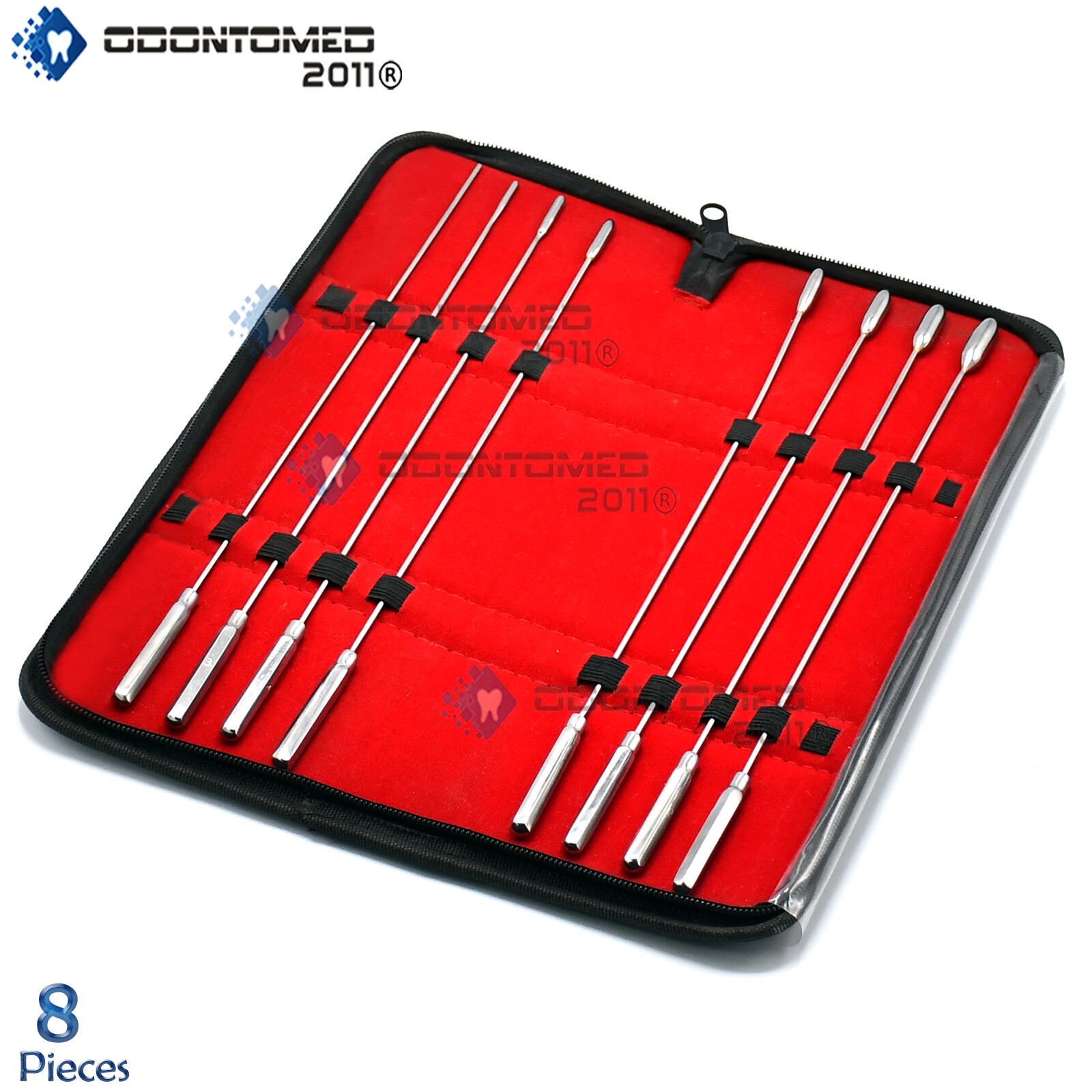 BAKES RoseBud Urethral Sounds Dilator 8 pcs Set Surgical Stainless Steel