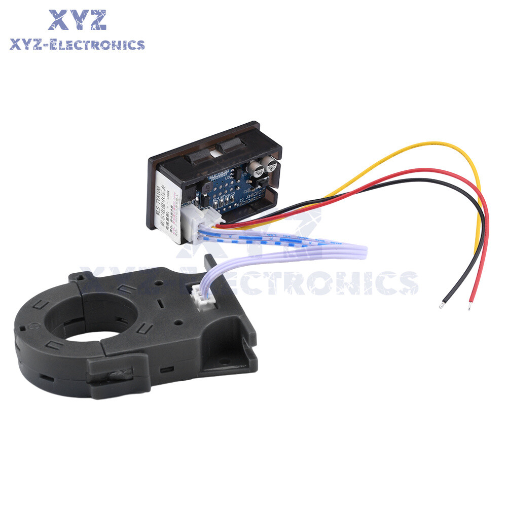 DC0-300V 50/100/200/400A Digital Current Voltage Meter Hall Ammeter Voltmeter