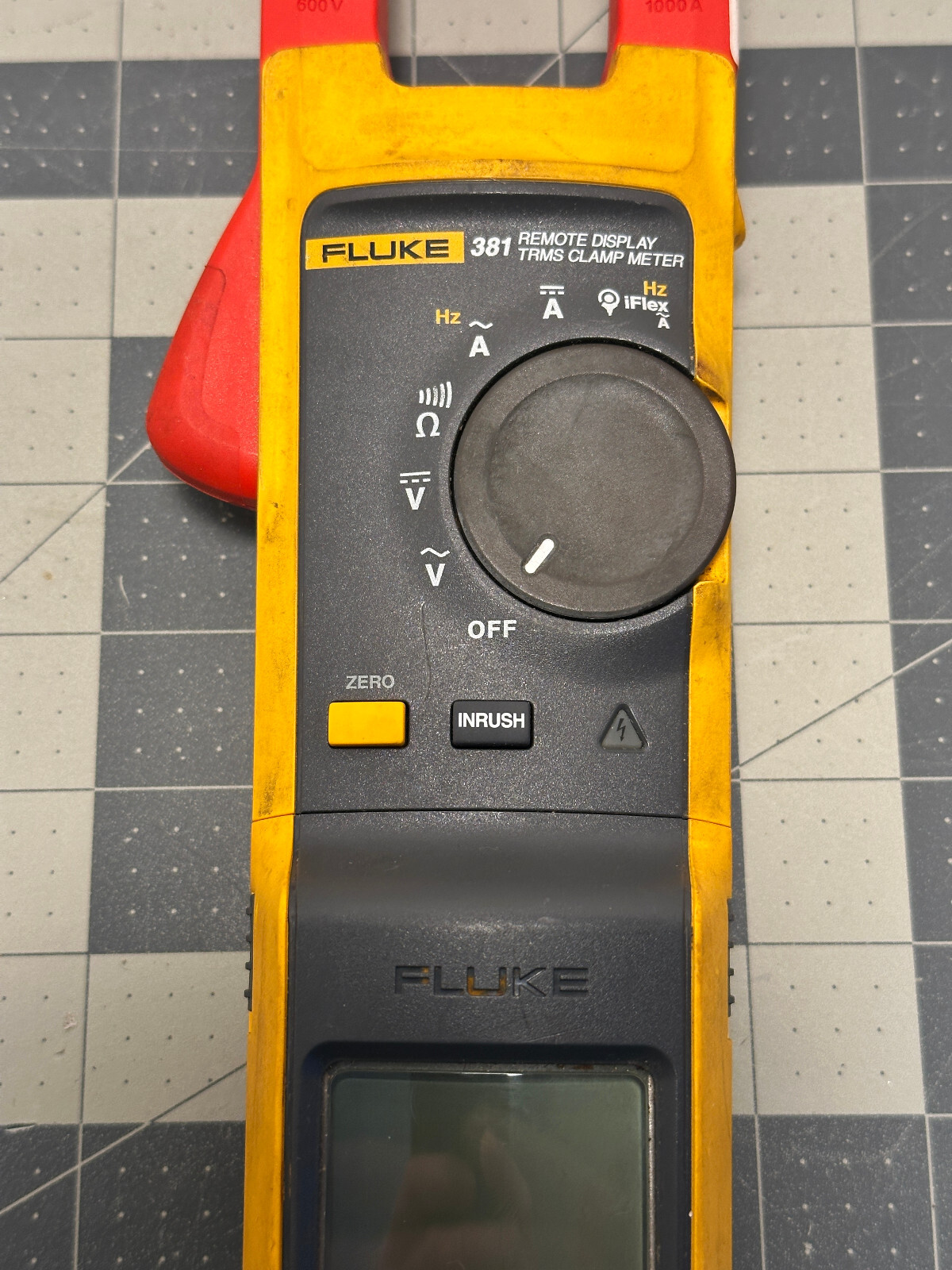 Fluke 381 Remote Display TRMS AC/DC Clamp Meter Multimeter w/ Probe Leads!
