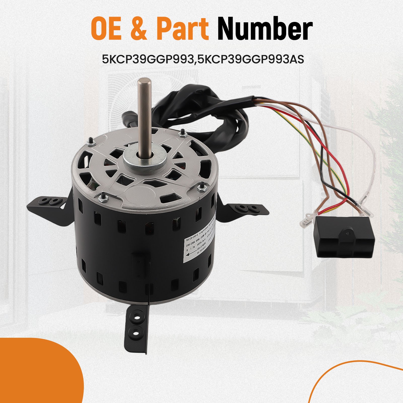 Durable Blower Motor for Goodman 5KCP39GGP993AS BT1340027S 1075RPM Dayton 6DLN0