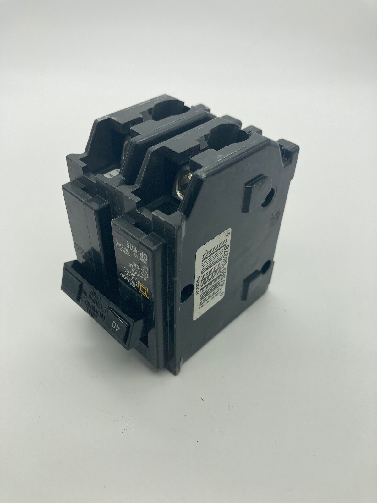 Homeline HOM240 2 Pole 40 Amp 120 240VAC Type HOM Plug In Circuit Breaker No Box