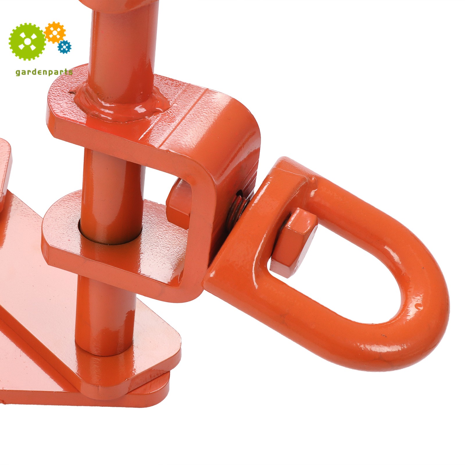 Log Lifting Tongs 36 Inch Heavy Duty Steel 4 Serrated Claw Swivel Dragging Tongs