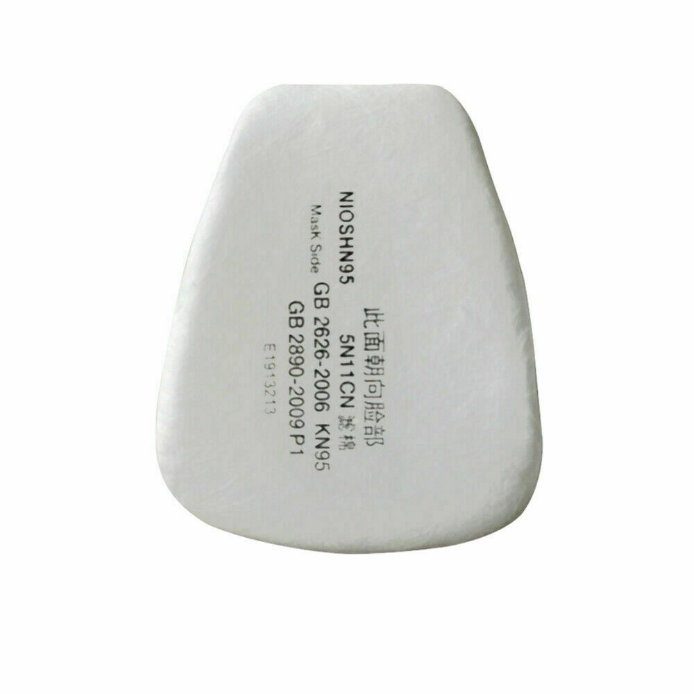 10pcs/set 5N11 Cotton Filter Replacement Filters For 6200 6800 7502 Respirators