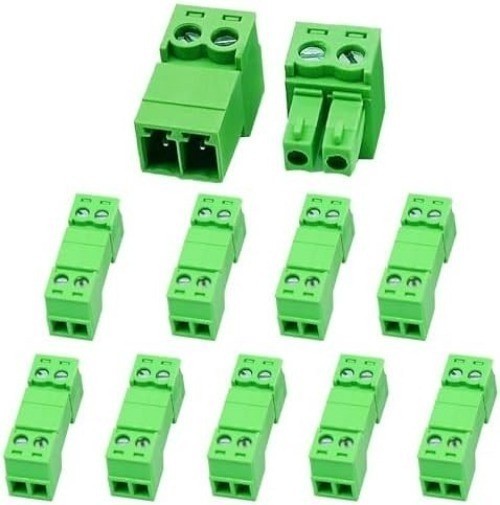 Phoenix Type Screw Terminal Block Connector 2 Pin 3.81mm Pitch 8A Size: 2 pin