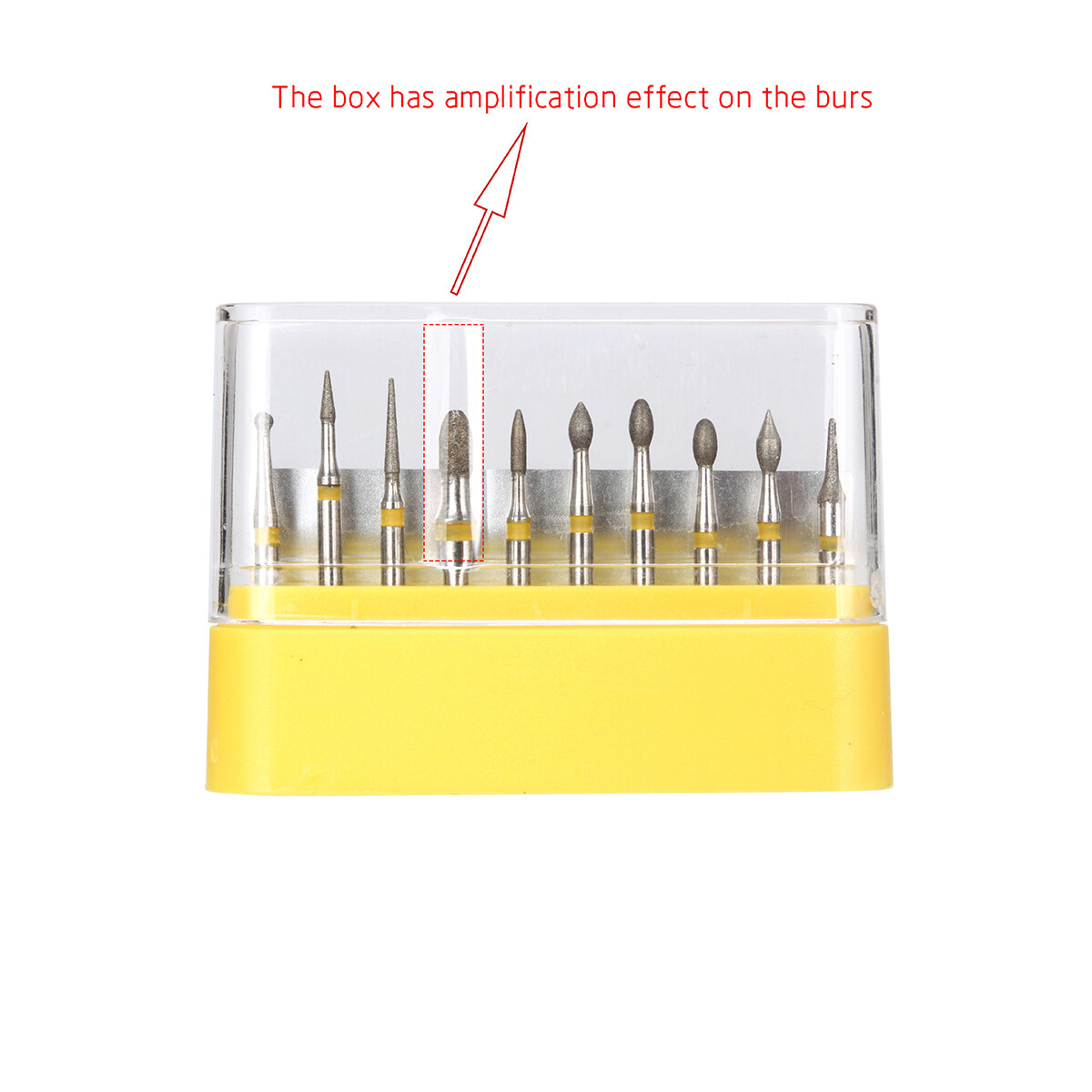 10 Kit Dental Diamond Burs Drill FG Composite/Polishing For High Speed Handpiece