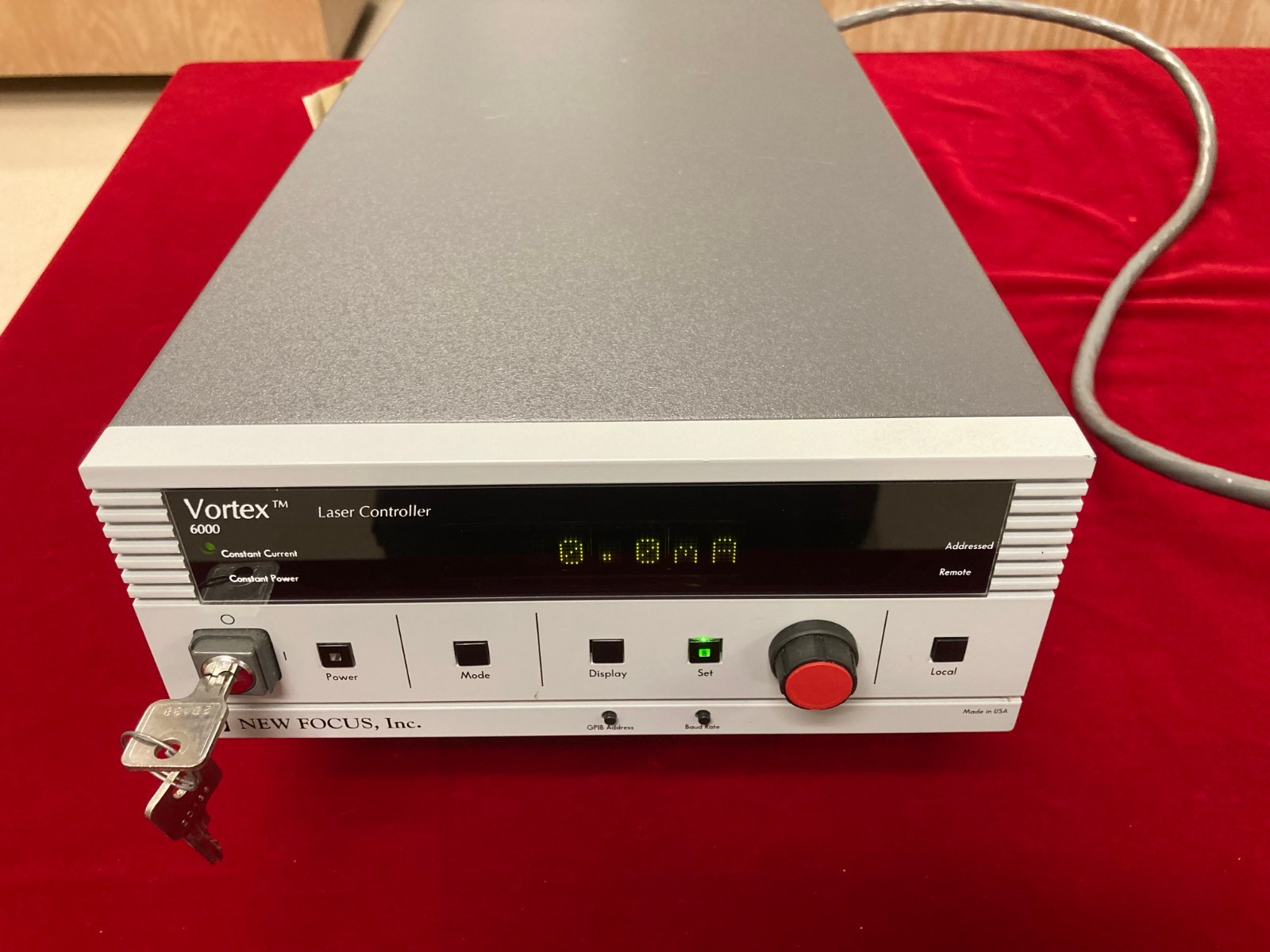 New Focus Model 6009 ECDL System 655 nm 15mW in factory REBUILT condition SLM !