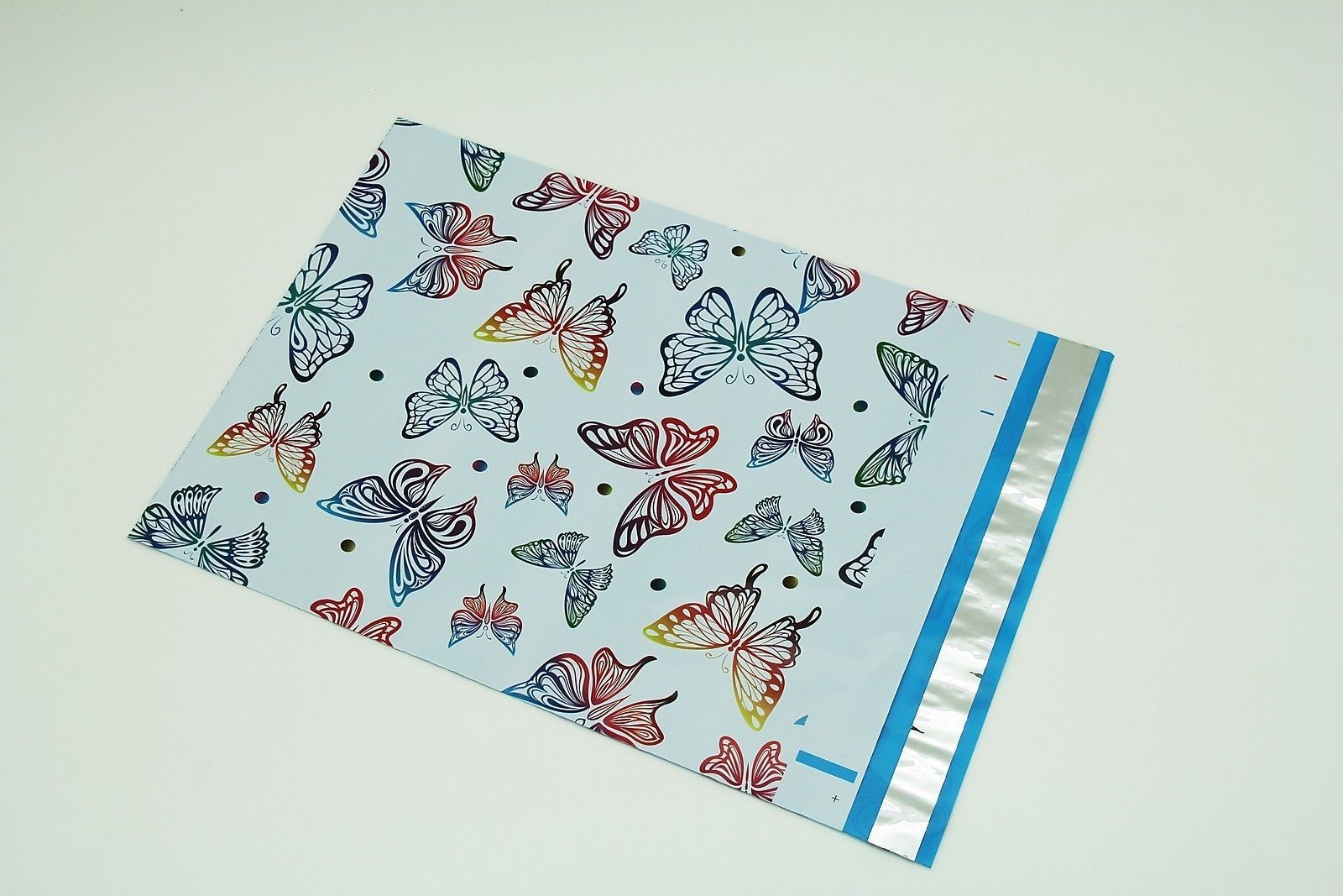 100 14.5×19 Butterfly Designer Poly Mailers Envelopes Boutique Custom Bags