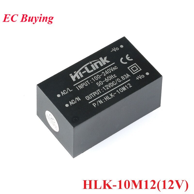 HLK Power Supply Module AC 220V to DC 5V 12V 10W Mini Isolation Switch