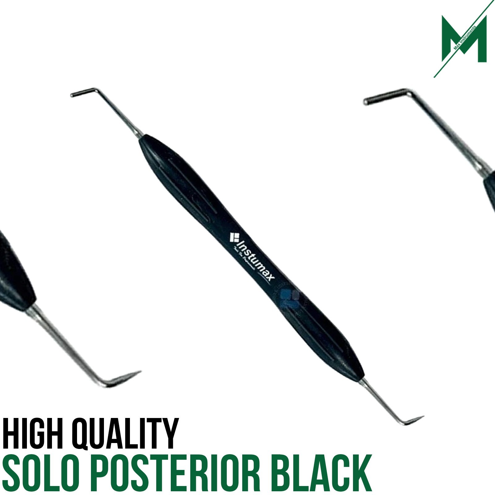 Composite Filling & Restorative Instrument Silicone Handle Posterior Black