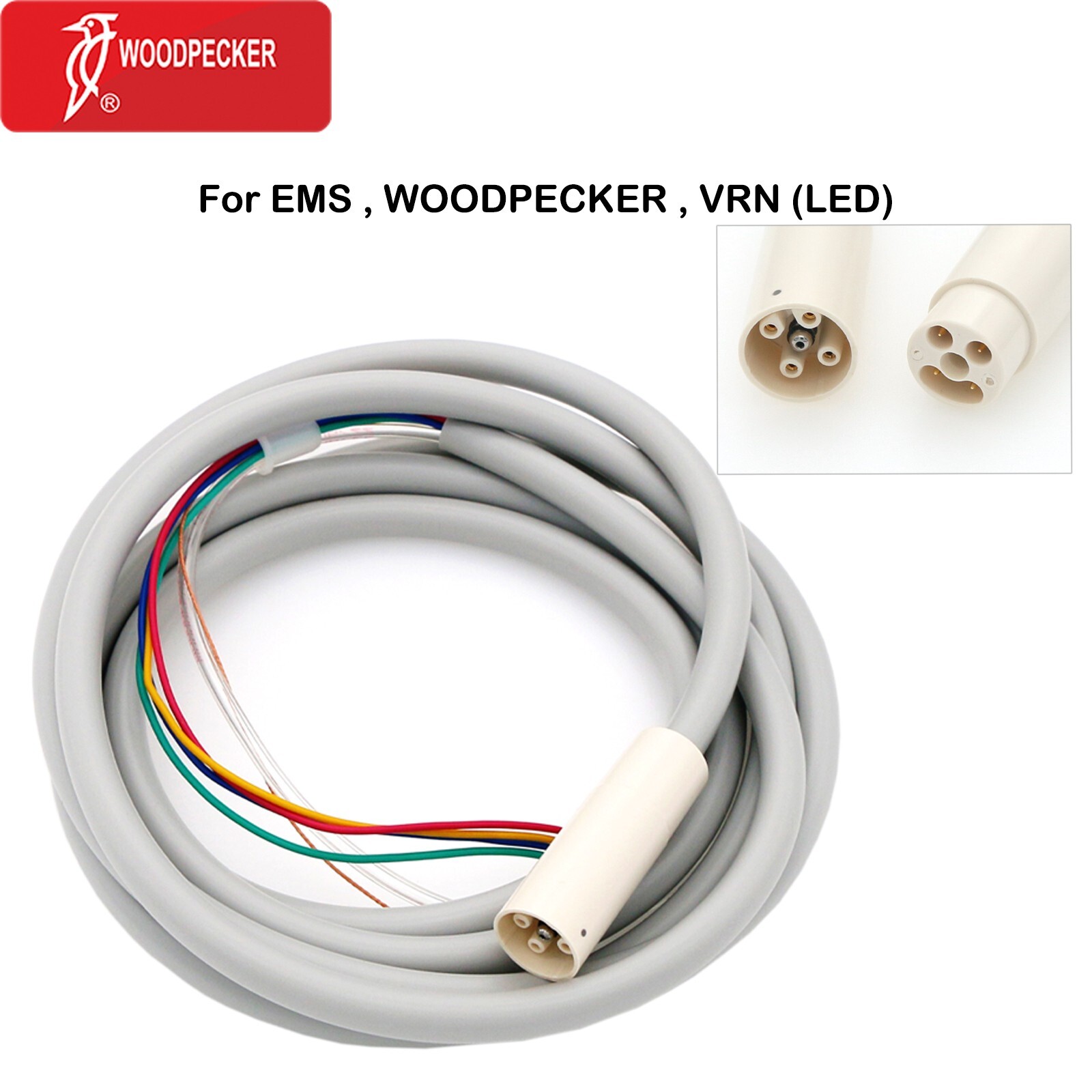US Woodpecker Dental Ultrasonic Piezo Scaler Built in UDS-N2 LED Handpiece EMS