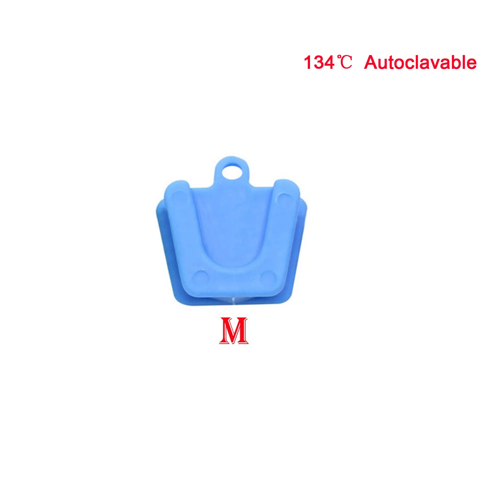 5 Medium Adult Autoclave Silicone Mouth Props Bite Block Dental Autoclave