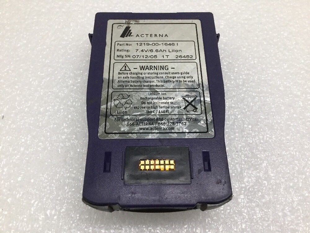 JDSU Acterna DSAM Battery 1219-00-1646 7.4V 6.6Ah