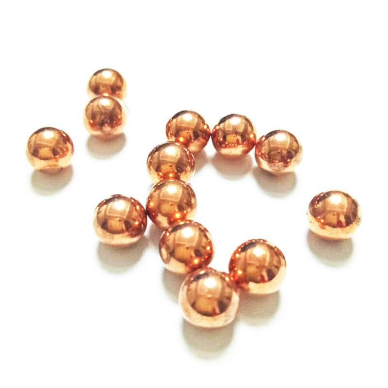 99.9% Cu Pure Cupper Balls Solid Precision Ball Smooth Sphere Beads Φ 0.5mm-38mm
