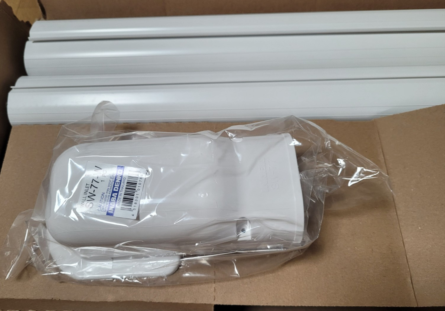Rectorseal 85005 2.75″ Slimduct Wall Duct Kit SDK77W 13 Ft – 77 White