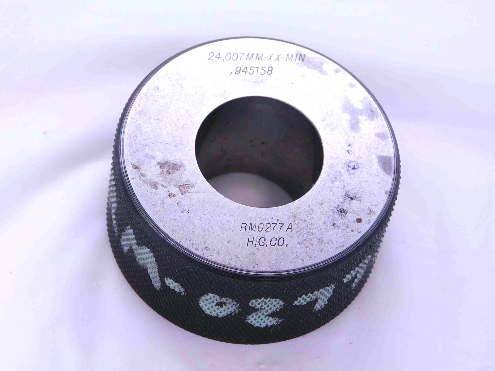 24.007 CLASS XX MASTER PLAIN BORE RING GAGE 24.000 +.007 OVERSIZE 24 mm .9452