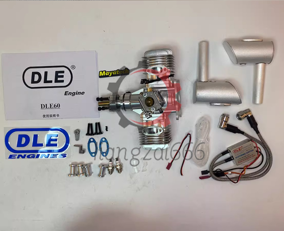 DLE Motor – DLE 60CC TWIN Gas Engine – New