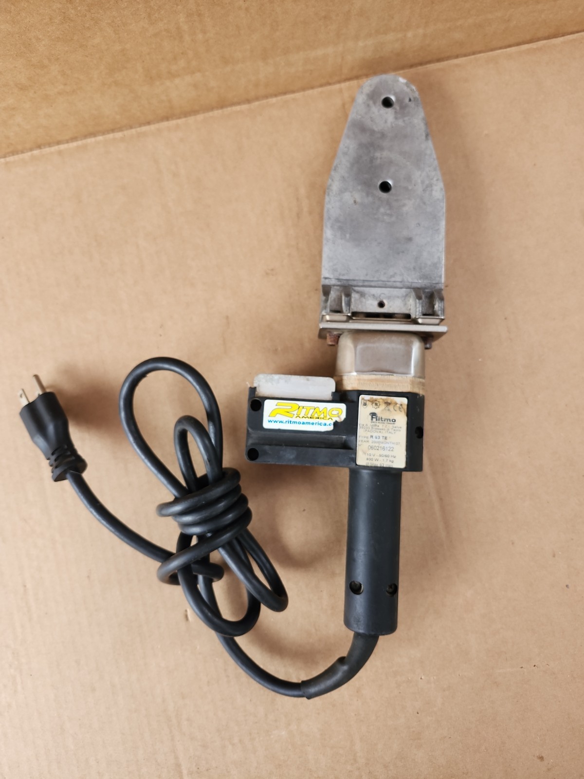 Ritmo R 63 TE Socket Pipe Fusion Welding Iron, 110V, 50/60Hz, 800W