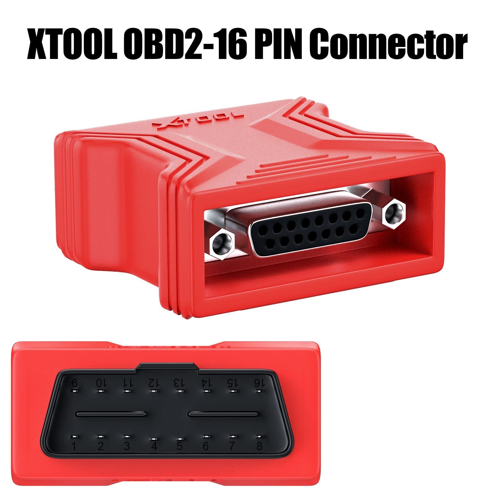 XTOOL OBDII 16 PIN Connector, OBD2 Replacement Connector for D8, D8S, X100 PA…
