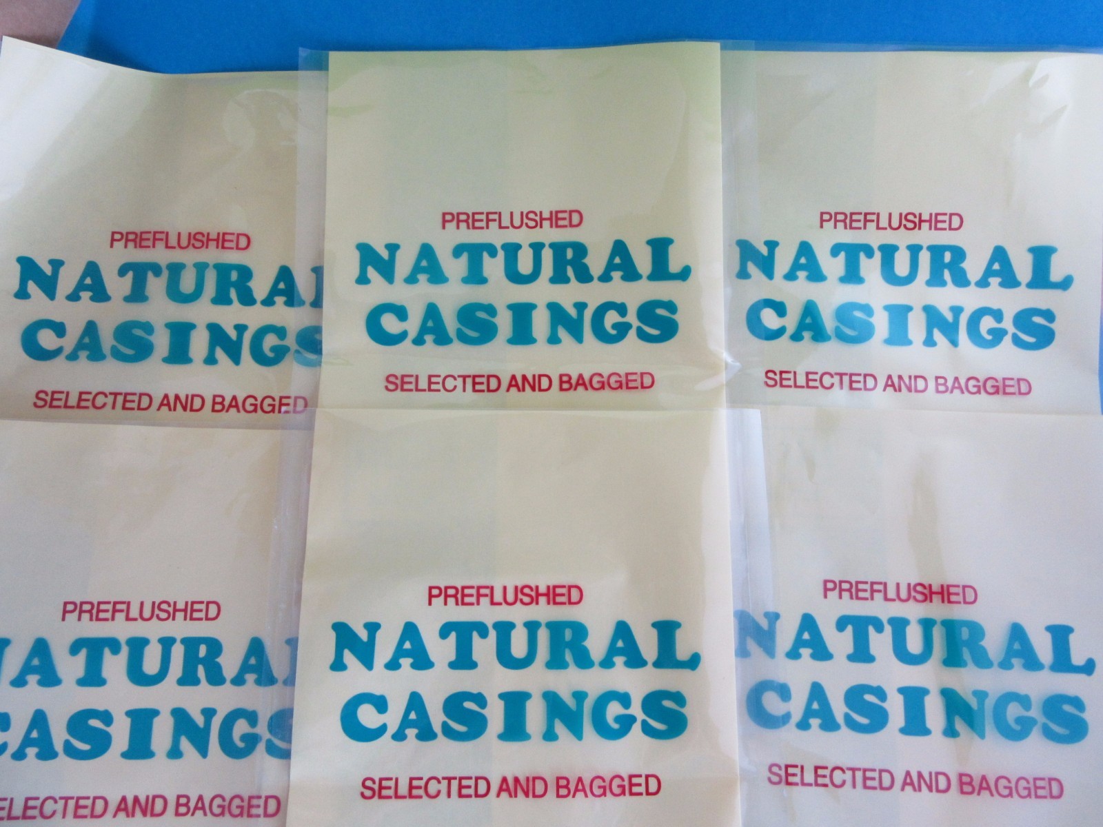 TEN FULL HANKS for 1200+ Lbs of Sausage NATURAL Hog Casings DEER HUNTERS