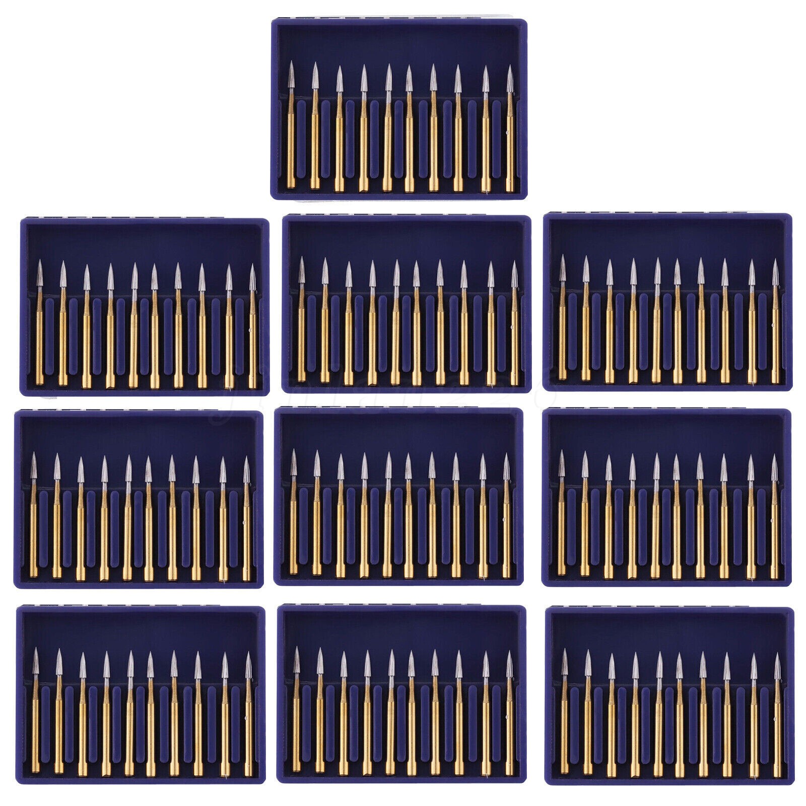 Dental Trimming&Finishing Gold Burs Tungsten Carbide Burr 19mm FG 7901/7902/7903