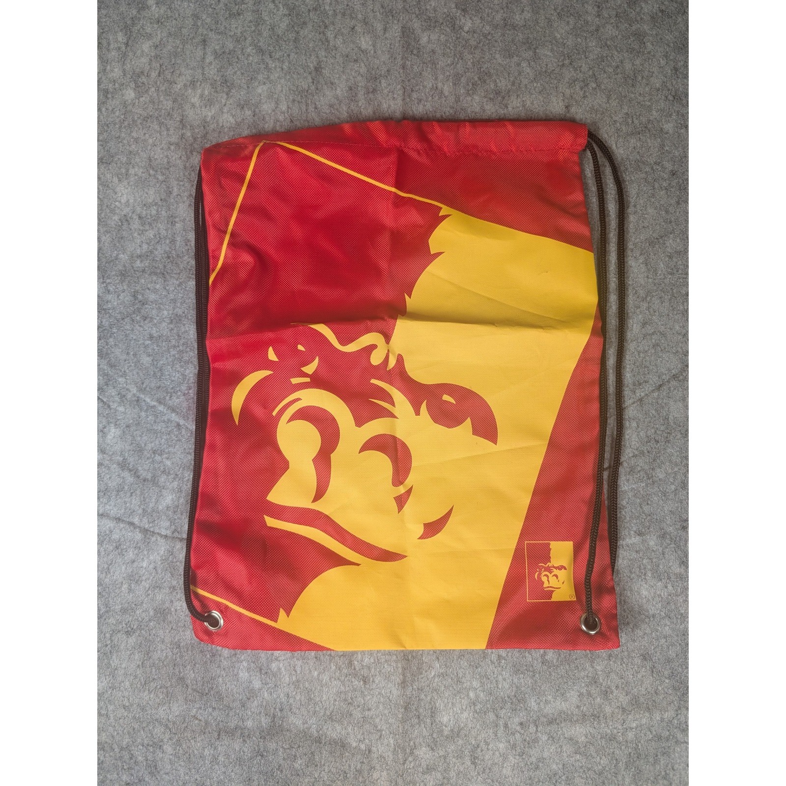 Pittsburg State Gorillas Drawstring Bag Red Yellow Graphic Print
