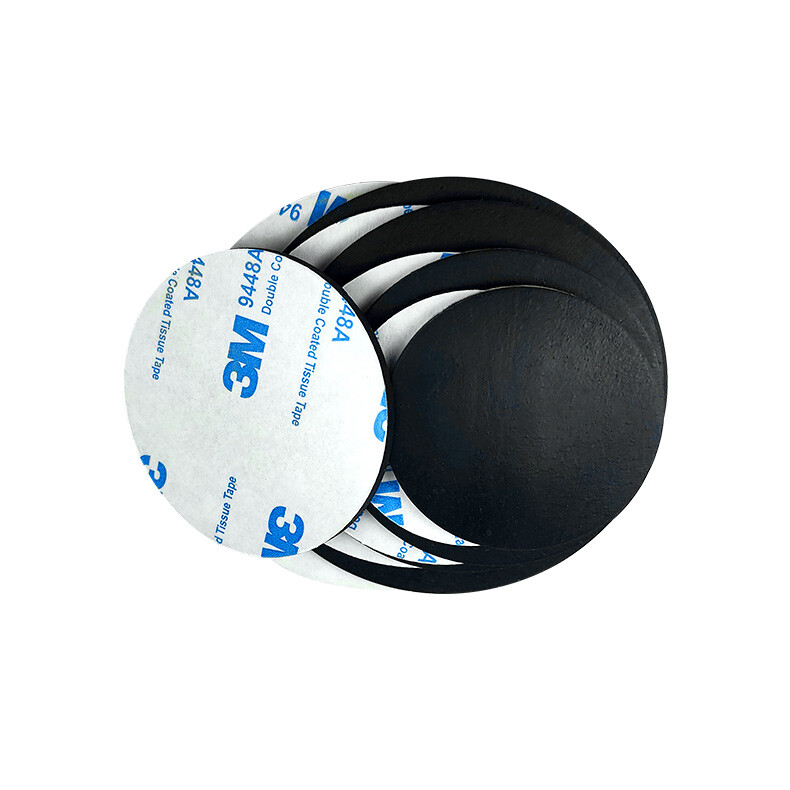 Black Round Self Adhesive Backing Silicone Rubber Non-slip flat Pads Protector