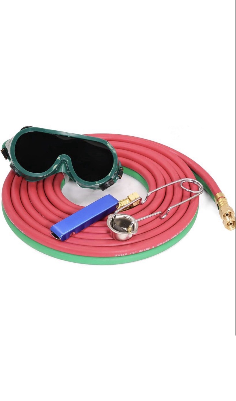 Stark USA Portable Oxygen Acetylene Welder Include Nozzles Cutting Torch, Gau…