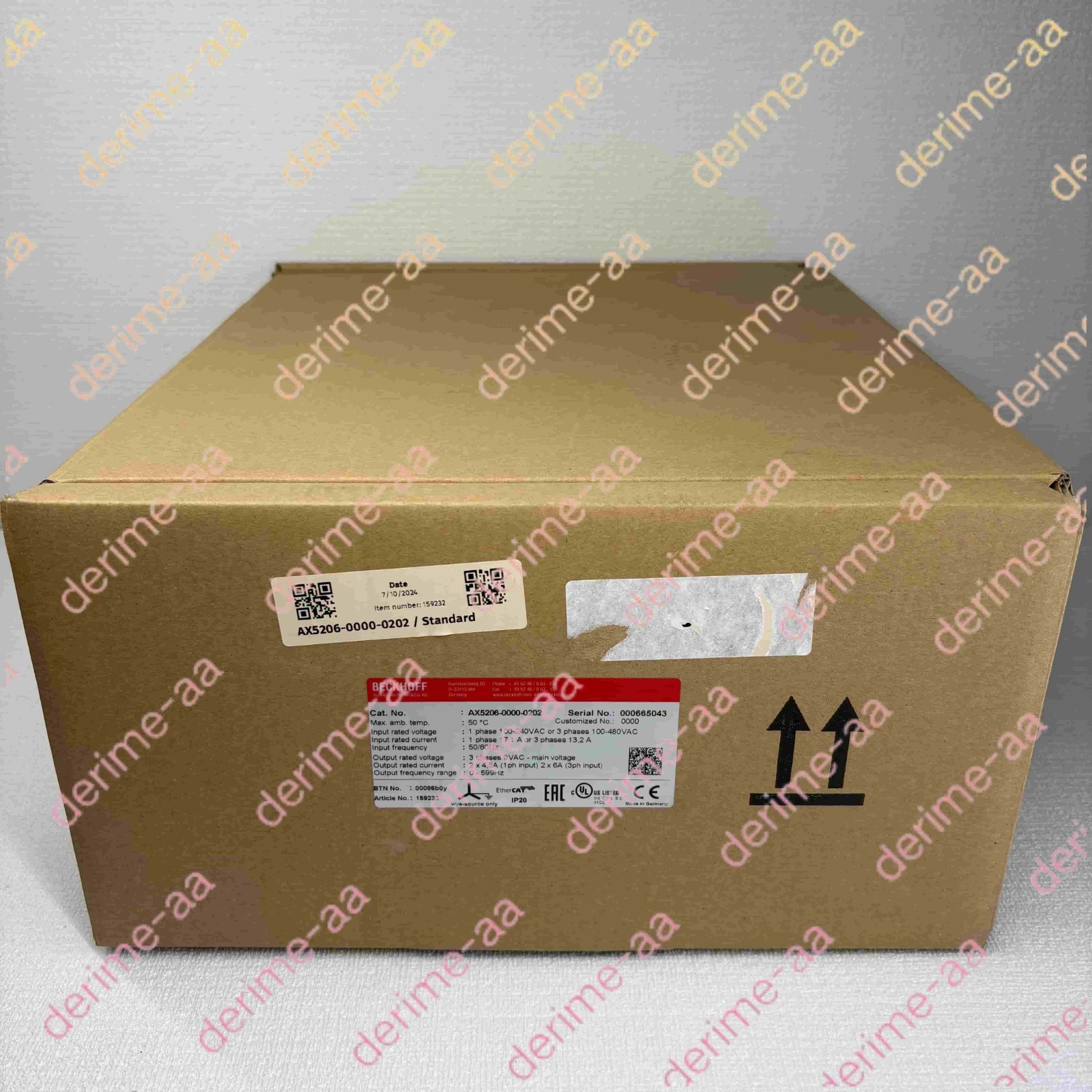 Beckhoff AX5206-0000-0202 Servo Drive#1pcs new in box