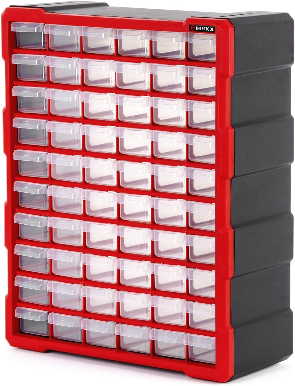 Small Parts Organizer for Hardware & Screws | 60 Removable Bins with Dividers |