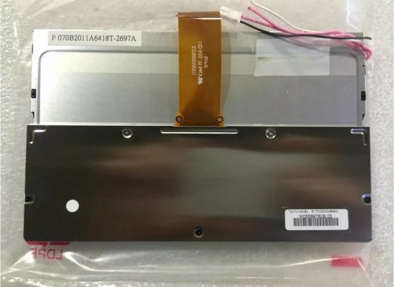 Toppoly TD070WGCB2 7″ 854(RGB)×480 Resolution 40 pins LCD screen panel
