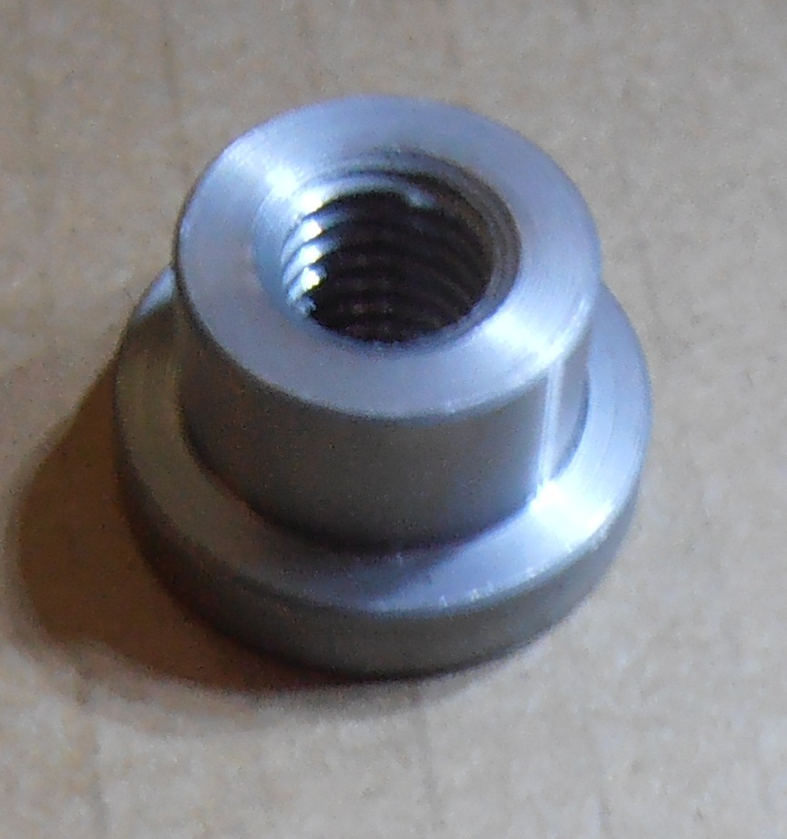 10 Pieces 7/16 x 20 WELD BUNGS THREADED 1018 Steel Low Profile.USA MADE