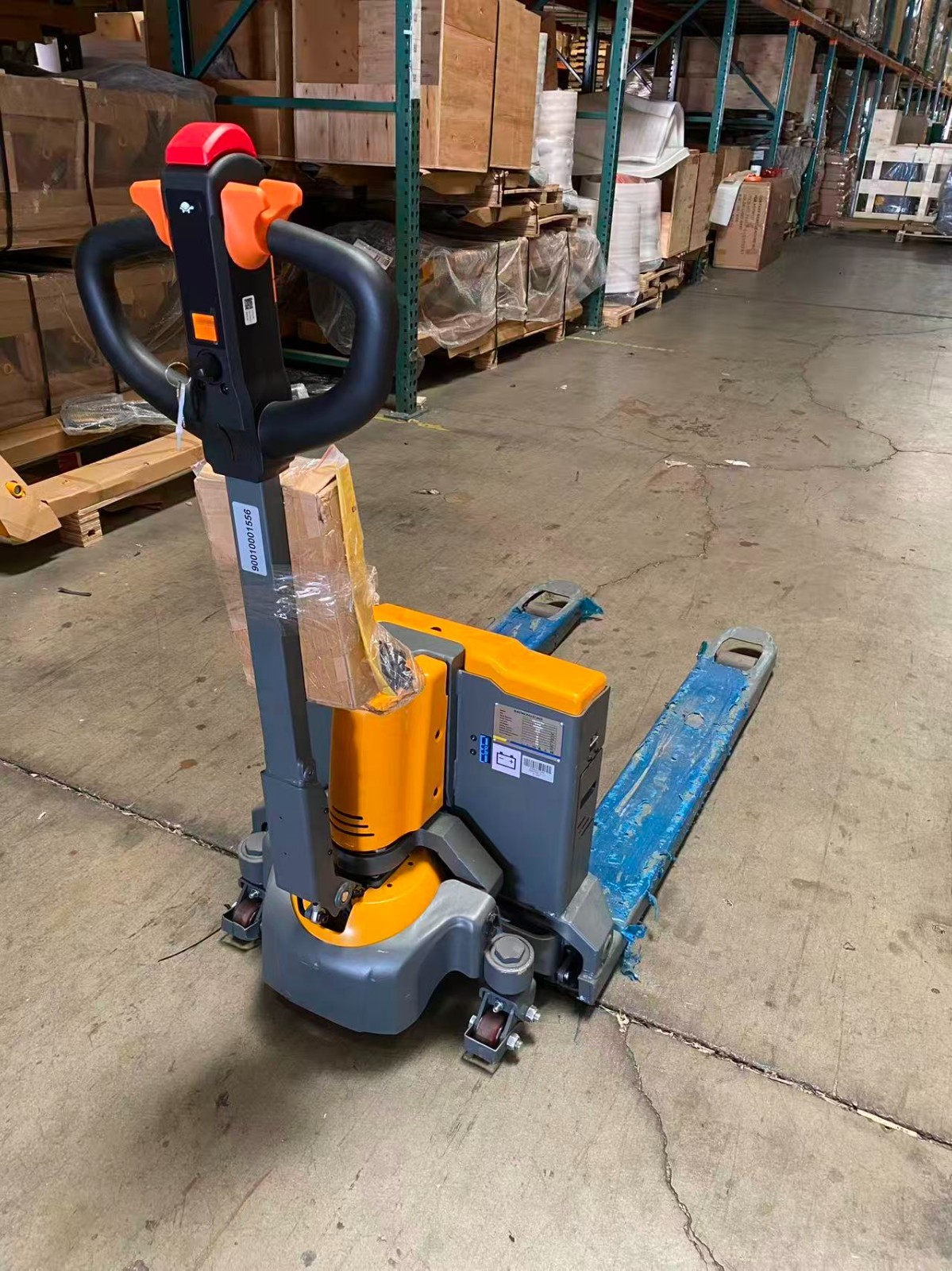 APOLLOLIFT Used 3300lbs Lithium-Ion Fully Electric Pallet Truck Jack 48″X27″