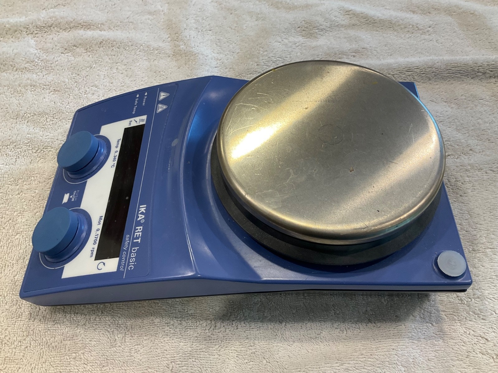 IKA RCT Basic Safety Control Magnetic Hotplate Stirrer–Lab Plate (NO POWER CORD)