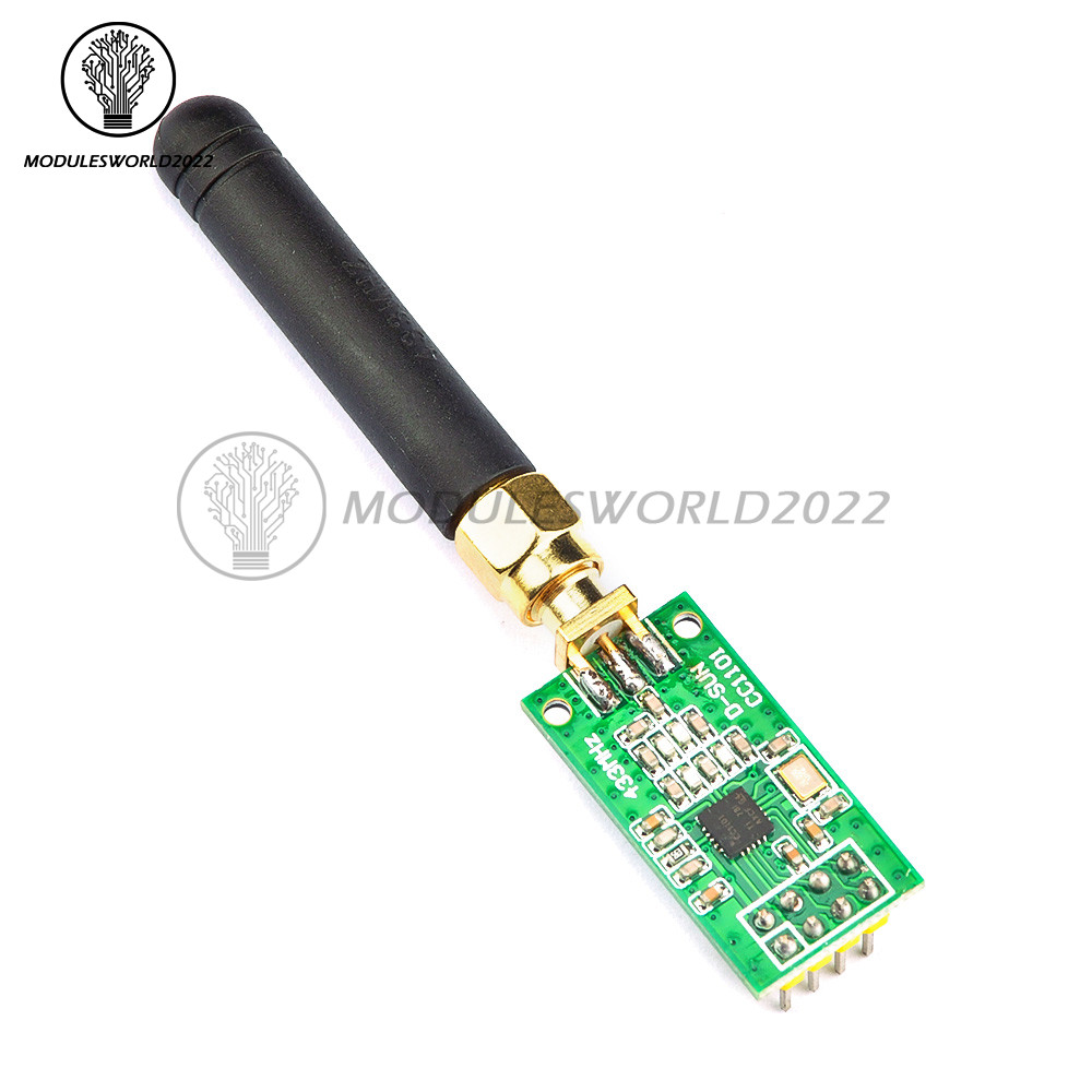 1/2/5/10PCS CC1101 Wireless Transceiver 433MHz + SMA Antenna Wireless Module